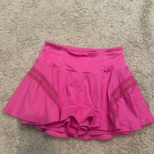 Free People Movement Pleats and Thank You Skort - Wild Azalea (Hot Pink), S